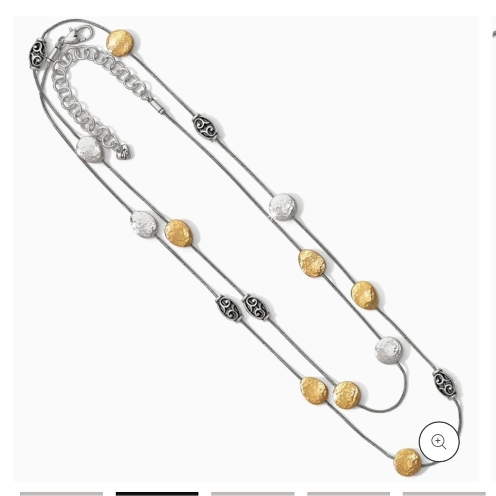 Brighton Jewelry Necklace Mediterranean Long Necklace Silver Gold